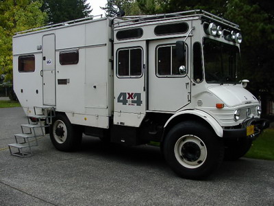 UNIQUE MERCEDESBENZ UNIMOG U1100T 4x4 Double Cab Expedition MOTORHOME